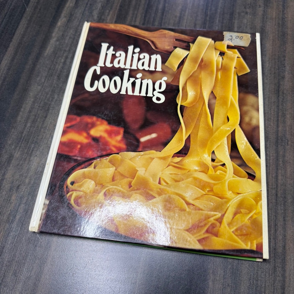 Vintage Italian Cooking Cookbook 1972 Authentic Recipes Illustrated